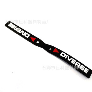 Tiradores de Cremallera de PVC Rectangulares con Serigrafía, Etiquetas <span class=keywords><strong>para</strong></span> Prendas, Accesorios de <span class=keywords><strong>Ropa</strong></span> - Product Image 2