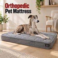 Orthopädische Hundematratze mit Dreieck-Print-Stoff und breiter, abgerundeter Steppung für Eigenmarken und Einzelhandelsmarken