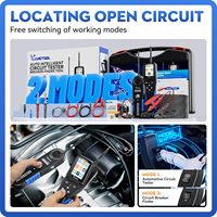 VDIAGTOOL V500 Pro Testeur de circuit automobile Sonde de circuit électrique Détecteur de disjoncteur Outil de recherche de circuit ouvert et de court-circuit électrique 9V-30V