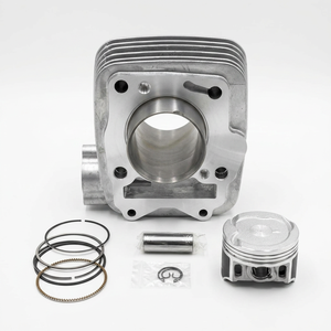 Kit de bloc-cylindre de moteur de scooter TVS NTORQ 125 de haute qualité, taille standard 53,50 mm, avec jeu de segments de piston standard OEM - Product Image 2