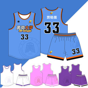 Uniformes de Baloncesto Transpirables de Talla Grande con Estampado Digital, Impresión por Transferencia de Calor, Personalizables, en Oferta - Product Image 4