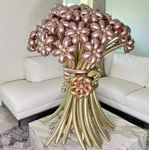 BLN Balloon 100 pz/borsa 260 Magic Weaving Twist Chrome Metallic Long Latex Balloon fai da te festa di compleanno decorazione di nozze palloncino - Product Image 6