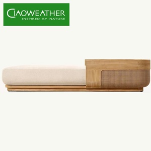 Chaise longue de <span class=keywords><strong>piscine</strong></span> en teck design moderne pour extérieur, confortable, pour plage, jardin, patio, <span class=keywords><strong>hôtel</strong></span>. - Product Image 5