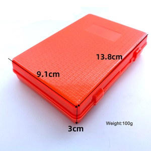 Petite boîte de pêche à la mouche en mousse fendue de couleur <span class=keywords><strong>orange</strong></span> en deux tailles (B01) - Product Image 5