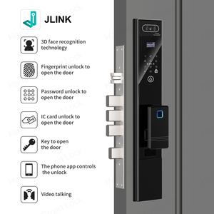 ล็อคอินเทอร์คอมแบบใช้ลายนิ้วมือสำหรับจดจำใบหน้าแอพพลิเคชั่นมือถือไบโอเมตริกซ์ติดตั้งง่ายล็อคประตูอัจฉริยะสำหรับบ้าน - Product Image 3