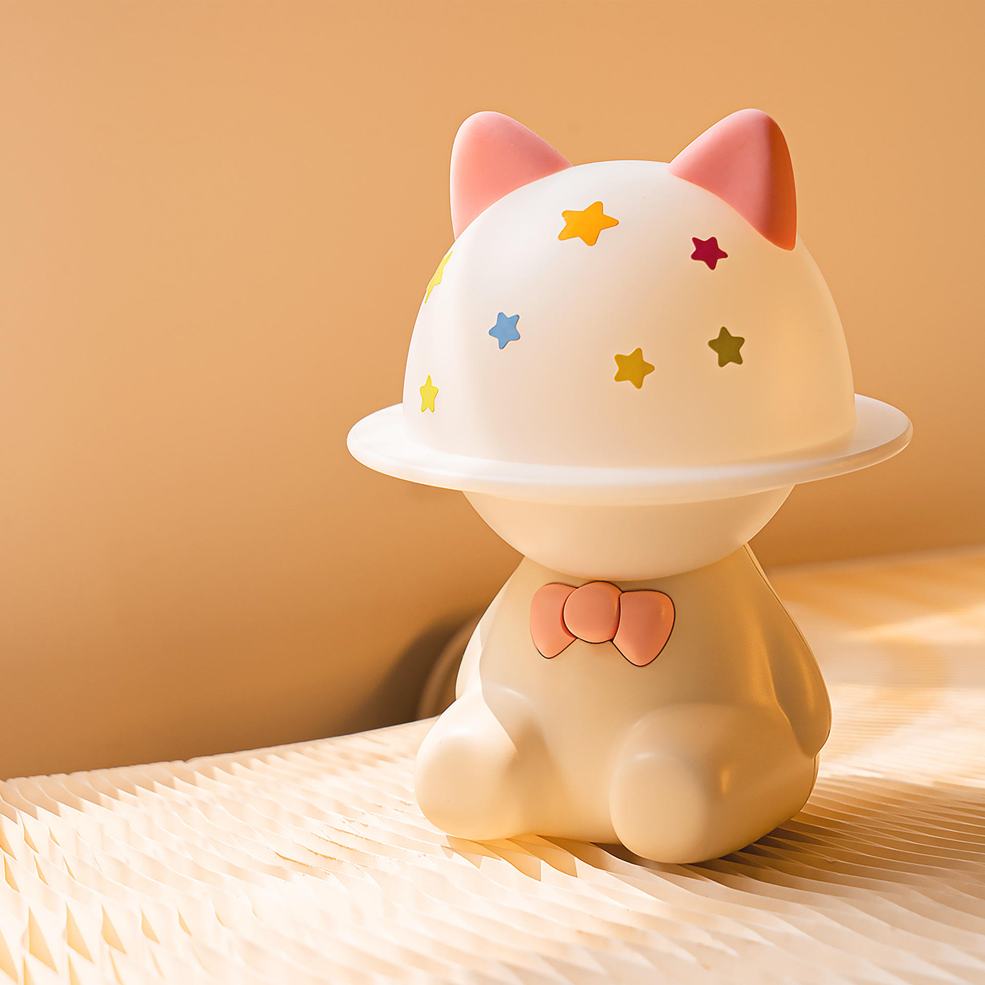 Chats colorés de gradation