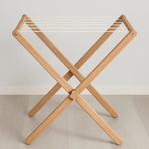 Séchoir à linge Montessori pour bébé, support de séchage pliable <span class=keywords><strong>en</strong></span> bois pour bébé, séchoir à linge pour bébé, séchoir à linge - Product Image 1