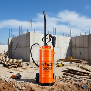 Pulvérisateur à béton Vevor, modèle sur chariot de 3,5 gallons, pompe de construction industrielle, orange - Product Image 2