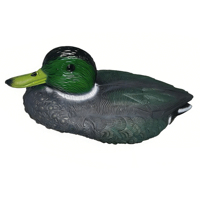 Paire de leurres de chasse au canard réalistes flottants (PE résistant aux UV et imperméable) pour la chasse aux oiseaux aquatiques et la décoration de jardin