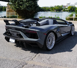 ล้อซูเปอร์คาร์สุดหรูสำหรับ LP740-4รถ <span class=keywords><strong>Lamborghini</strong></span> <span class=keywords><strong>Aventador</strong></span> <span class=keywords><strong>S</strong></span> svj ล้อปลอมแบบย้อนยุคขนาด20 21นิ้วสำหรับ LP700-4รถ lambสัญลักษณ์722NB ตามสั่ง - Product Image 5
