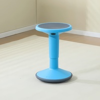 Tabouret moderne réglable, chaise d'appoint sans dossier pour une assise active, siège flexible pour salle de classe, bureau, espace d'apprentissage