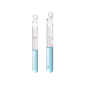 หลอดทดลองแก้วเดกาวพร้อมจุกแก้วขัดเงา ทนความร้อน สำหรับการทดลองทางเคมีและชีววิทยา - Product Image 2