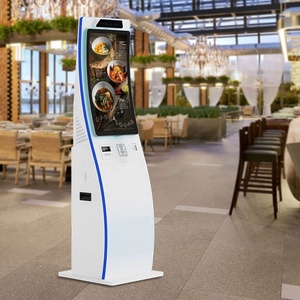 Kiosque de paiement LCD tactile incurvé 32 pouces R1800 avec lecteur de carte NFC, prix de gros usine, pour usage gouvernemental - Product Image 1