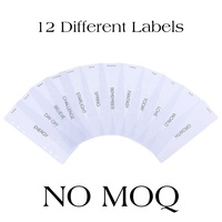Hongbo Best Seller 12-Diseño Impermeable Mate Claro A5 Etiqueta Tablero de cuero para carpetas de presupuesto Organizador de inserción de hojas sueltas