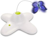 I05 caliente gato juguetes electrónicos movimiento teaser juguete batería operado mariposa spinner gato juguete gatito de rotación
