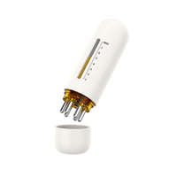 Mini distributeur portable de sérum capillaire liquide avec brosse applicatrice pour le cuir chevelu et peigne à médicament, applicateur visuel de sérum