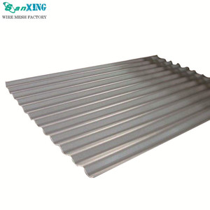 Tôle de toiture en acier ondulé galvanisé à chaud 180 g/m², panneau de toiture métallique revêtu de zinc pour la construction, 0,7 mm - Product Image 1