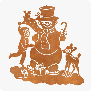 Escultura de Animales Rústica de Acero para Jardín, Adorno de Jardín de Acero Corten, Adornos Artísticos para Jardín, Categoría de Productos - Product Image 1