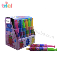TNCI Vente en gros de bonbons liquides en forme de seringue, assortiment coloré et amusant pour les fêtes d'enfants, les événements et les épiceries