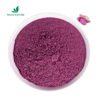 Poudre d'extrait d'igname violette de patate douce de qualité alimentaire naturelle lyophilisée