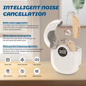 Écouteurs intra-auriculaires ORT 312T avec indicateur de batterie numérique pour aides auditives Bluetooth BTE OTC - Product Image 2