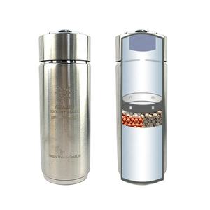 Gourde à eau alcaline nano <span class=keywords><strong>pH</strong></span> 9,5, ioniseur alcalin équilibré, bouteille, gobelet à eau nano, générateur d'hydrogène, eau en acier inoxydable 304 - Product Image 1
