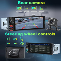 Evrensel Araç Radyo Çalar 6.5 İnç Dokunmatik Ekran BT EQ FM Kablosuz Carplay Mirror Link Android Auto Stereo Gösterge Paneli 7 1 Yıl Garantili