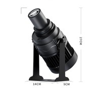 Projecteur de logo étanche IP65, lumière publicitaire Gobo personnalisée, 35W 50W 80W 100W 150W, LED extérieur avec télécommande, haute puissance