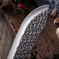 Hachoir artisanal en acier inoxydable forgé de 7,1 pouces, ambidextre, traditionnel, pour la cuisine domestique, la viande et le filetage