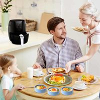 Moule en silicone réutilisable pour friteuse à air, micro-ondes, four, pour œufs, œuf-muffin, œuf-cup, cuiseur à œufs, cuiseur vapeur, plateau de cuisson, tasse
