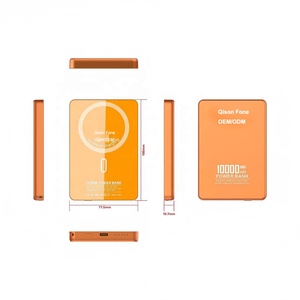 <span class=keywords><strong>Chargeur</strong></span> sans fil magnétique de poche pour voyage en extérieur, 10000 mAh, 10,7 mm, ultra-plat, 20 W PD, 15 W Mag, batterie externe en alliage d'aluminium - Product Image 6