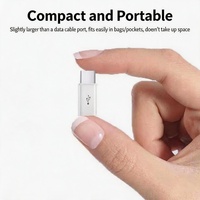 Adaptador Micro USB Hembra a USB-C Macho 2.1, Convertidor OTG para Transferencia de Datos y Carga para Teléfonos/Tabletas Android Tipo-C - Marca wfyear
