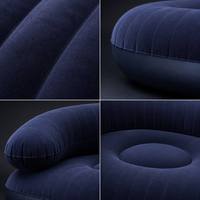 Canapé gonflable double floqué avec dossier et accoudoirs ergonomiques, surface en velours PVC, canapé gonflable portable pour le camping en plein air, la plage et les loisirs