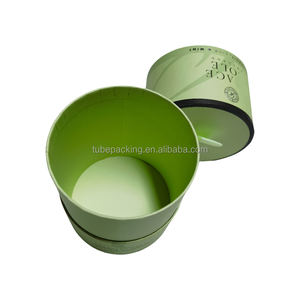 Impreso personalizado respetuoso con el medio ambiente reciclable biodegradable cilindro de papel de cartón cosmético de embalaje a granel polvo suelto aceite esencial - Product Image 3