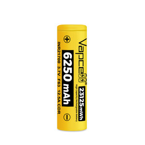 Batterie lithium-ion <span class=keywords><strong>Vapcell</strong></span> F63 <span class=keywords><strong>21700</strong></span> 3.7V 6250mAh 12.5A, la plus grande capacité, emballage industriel pour lampe torche - Product Image 4