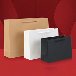 New Design <b>White</b> Paper <b>Bag</b> Paper <b>Bags</b> <b>Small</b> Dress Custom Logo Souvenir Paper <b>Bags</b> With Your Own Logo - Product Image 1