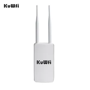 Wholesale price KuWFi 300mbps internet plug and play wifi router dustproof outdoor 4g wireless router without broadband