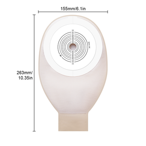 Équipement médical Zodelo certifié CE, classe I, filtre à charbon adhésif, tissu non tissé, sacs pour stomie/ileostomie pour les soins de stomie - Product Image 2