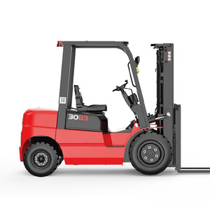 Empilhadeira Contrabalançada de 3 Toneladas com Bateria de Íon de Lítio Nova Empilhadeira Operada por Bateria Motor de Equipamento de Armazém - Product Image 4
