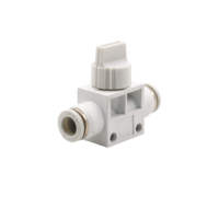 Vannes manuelles pneumatiques légères Airmax à corps plastique pour le contrôle du débit d'air – Raccords de tuyauterie – Ventes flash