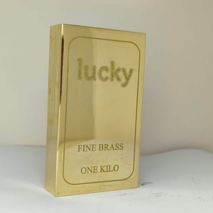 Barra de Latón Brillante de 500G, Nuevo Precio, Fabricación China, Pulido Espejo, Patrones Personalizables, Lingote de Latón - Product Image 6