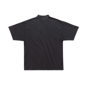 Camiseta Oversize DTG Personalizada con Logo Estampado, Estilo Urbano, para Hombre, Lavado Ácido, Negra, Gráfica, Vintage, Desgastada - Product Image 2