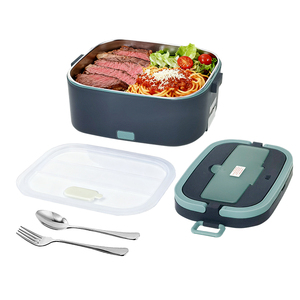 Chauffe-plat électrique portable 80W pour voiture, camion et maison – Boîte à <span class=keywords><strong>lunch</strong></span> <span class=keywords><strong>chauffante</strong></span> électrique - Product Image 4