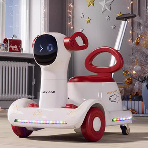 Motocicleta de juguete eléctrica Luck Baby para niños de 2 a 4 años con luces y música, unisex, de plástico. - Product Image 2