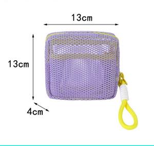 Qetesh Fashionable Mesh <b>Makeup</b> <b>Bag</b> Customization Lightweight Portable Travel Cosmetic Storage <b>Bag</b> with Strap - Product Image 5