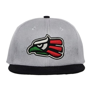 100% Acrylic High Profile Style Plain 2 Tone 3d Embroidery logo <b>Flat</b> Bill Classic Custom Snapback Hat Round Brim Snapback <b>Cap</b> - Product Image 4