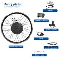 Kit de conversion de vélo électrique professionnel 2026 avec moteur de moyeu arrière pour VTT, compatible 20, 26, 27.5 pouces et 700c, 36V, 48V, 1000W, 2000W