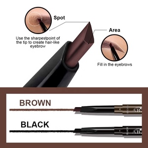 Lápiz de cejas con logotipo personalizado, lápiz de cejas de <span class=keywords><strong>maquillaje</strong></span> 3D resistente al agua de etiqueta privada con pincel - Product Image 4