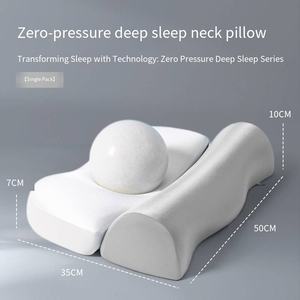 Oreillers <span class=keywords><strong>en</strong></span> mousse à <span class=keywords><strong>mémoire</strong></span> <span class=keywords><strong>de</strong></span> forme. Ces oreillers sont doux <span class=keywords><strong>en</strong></span> texture et ont la fonction <span class=keywords><strong>de</strong></span> corriger la forme du cou. - Product Image 2
