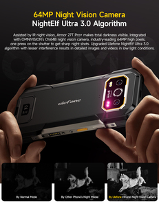 Ulefone Armor 27T Pro+ Resistente a Golpes, con Imagen Térmica CDMA, 12GB+256GB, Visión Nocturna, 10600mAh, 6.78 Pulgadas, Android 14, 5G - Product Image 5